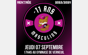 Rentrée -11 Ans Masculins