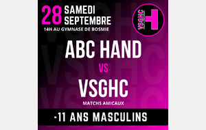 -11 ANs Masculins (Match Amical)