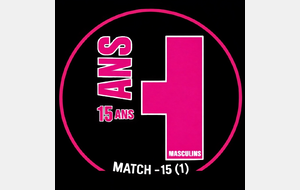 Match -15 ans Masculins (1) - extérieur